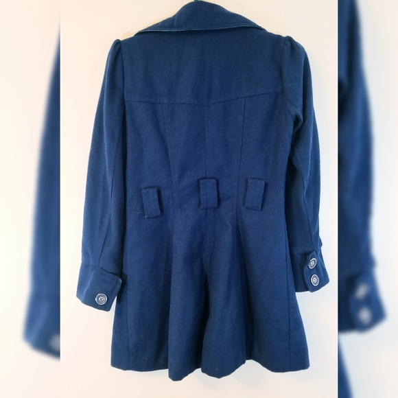ARDEN B XS Wool Royal Blue Coat - Picture 2 of 7